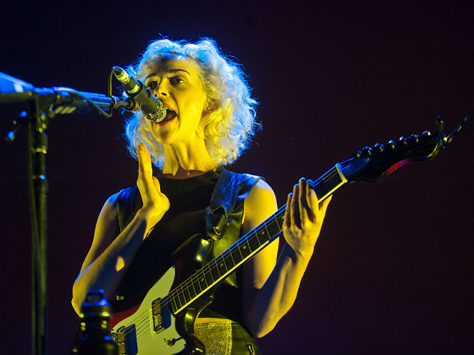 St Vincent: She does a pretty awesome cover of 'Dig A Pony', showing the true influence of John Lennon's guitar mastery on her own firecracker style. 